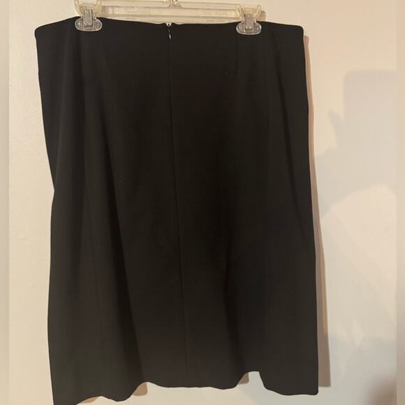 MM Lafleur The Greenpoint Front Slit Skirt in Black size 16 - Picture 5 of 6
